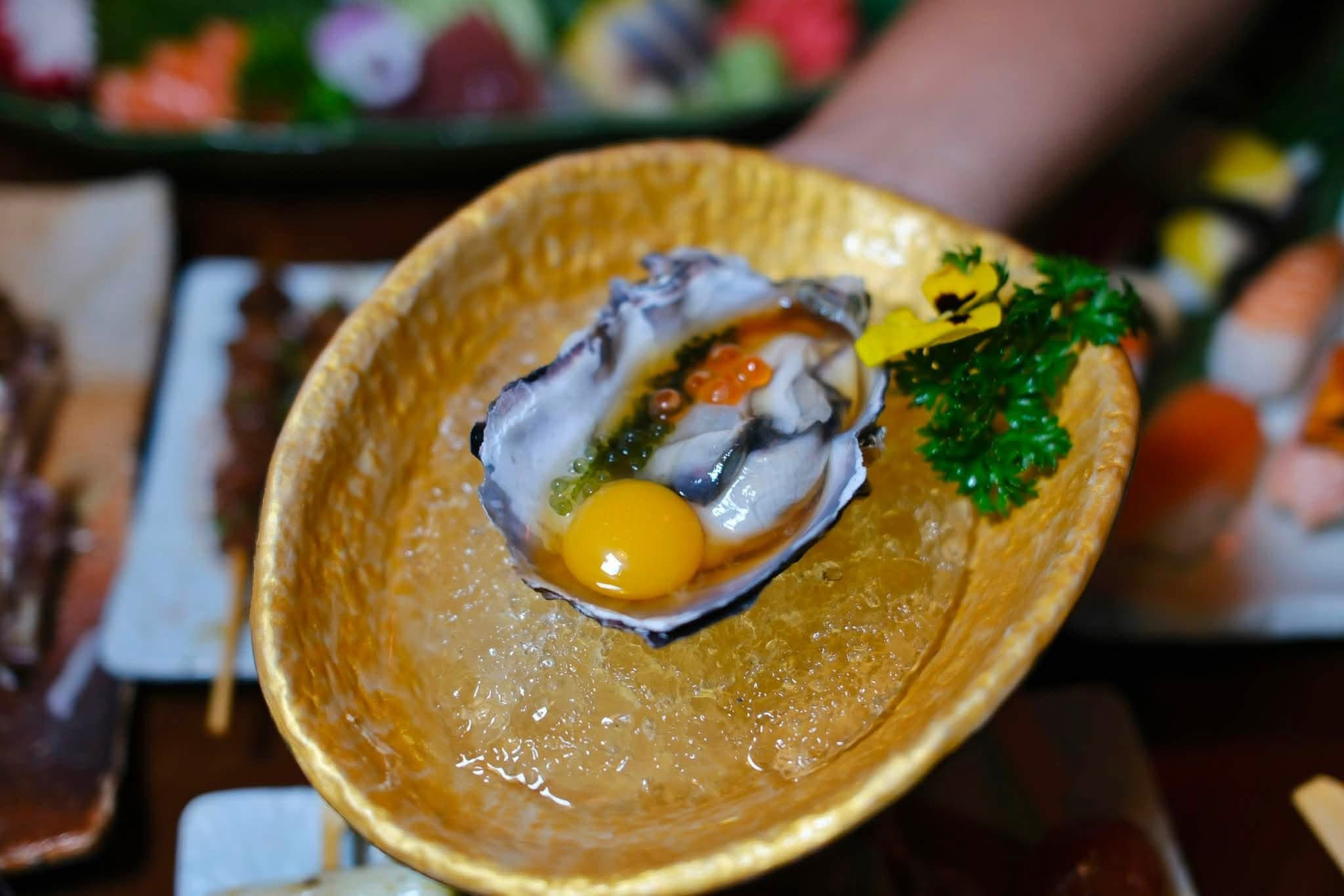 Hàu sống sốt Ponzu